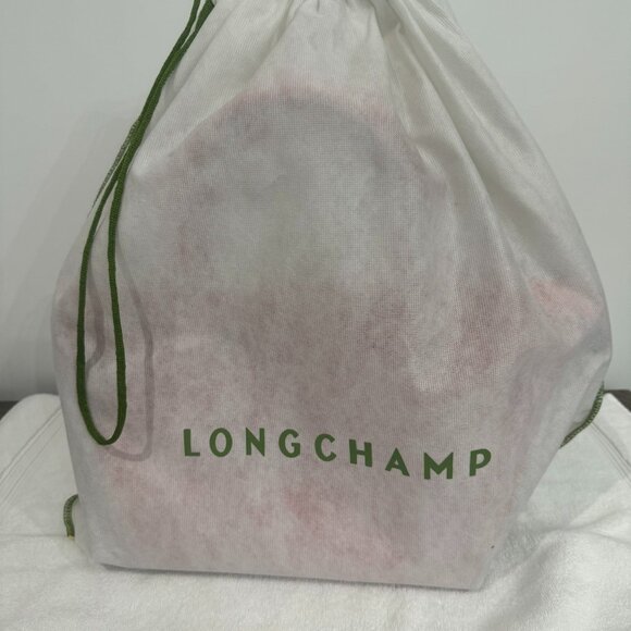 LONGCHAMP Le Pliage Heritage Leather Handbag - Red - NEW! - Picture 3 of 14